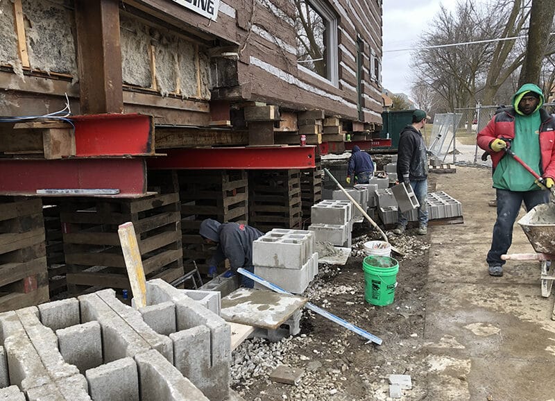 GCA Cabin Leveling Foundation