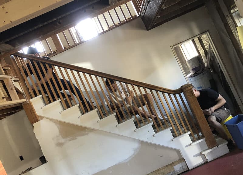 Refinishing GCA Cabin Stairs